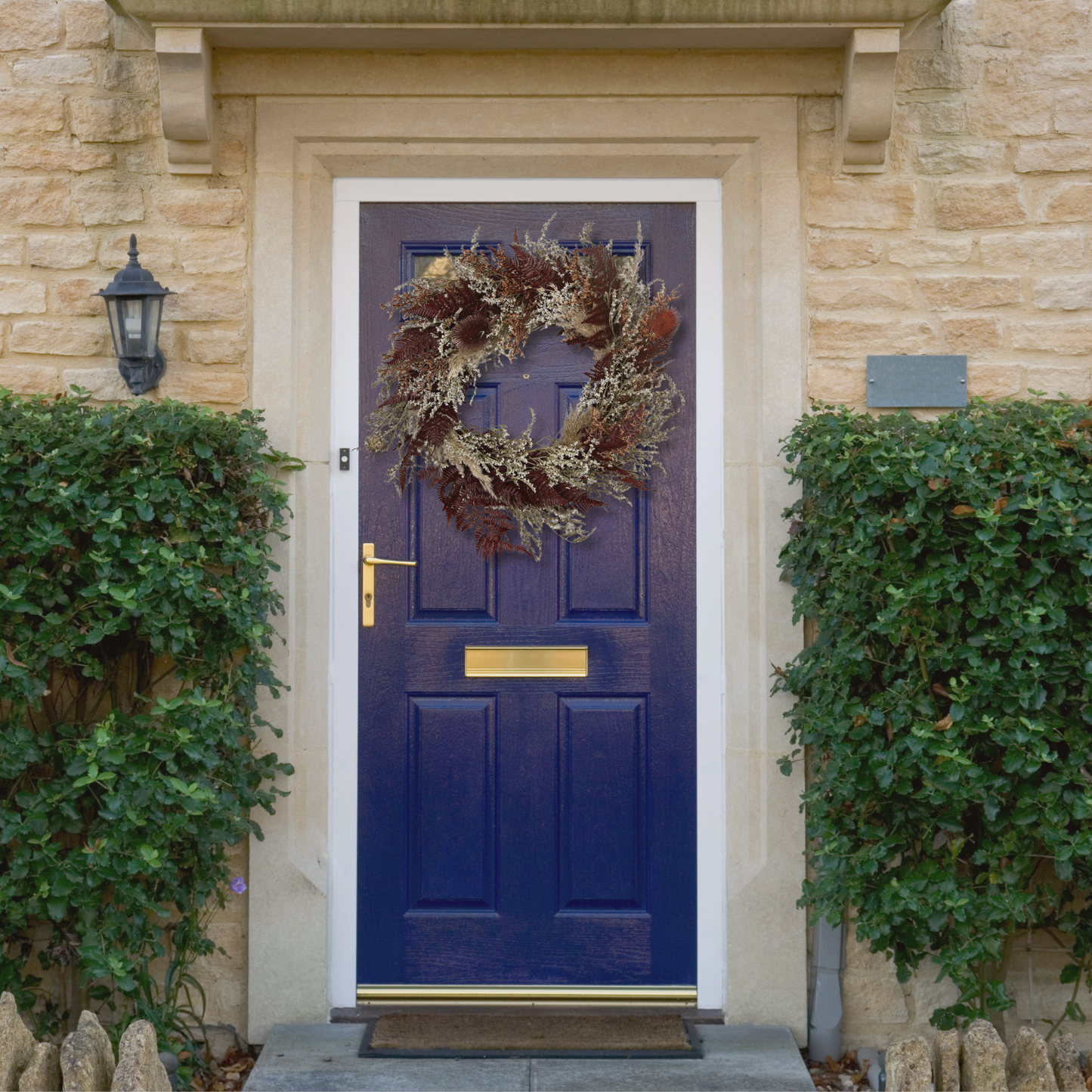 Rust & Thistle Wreath