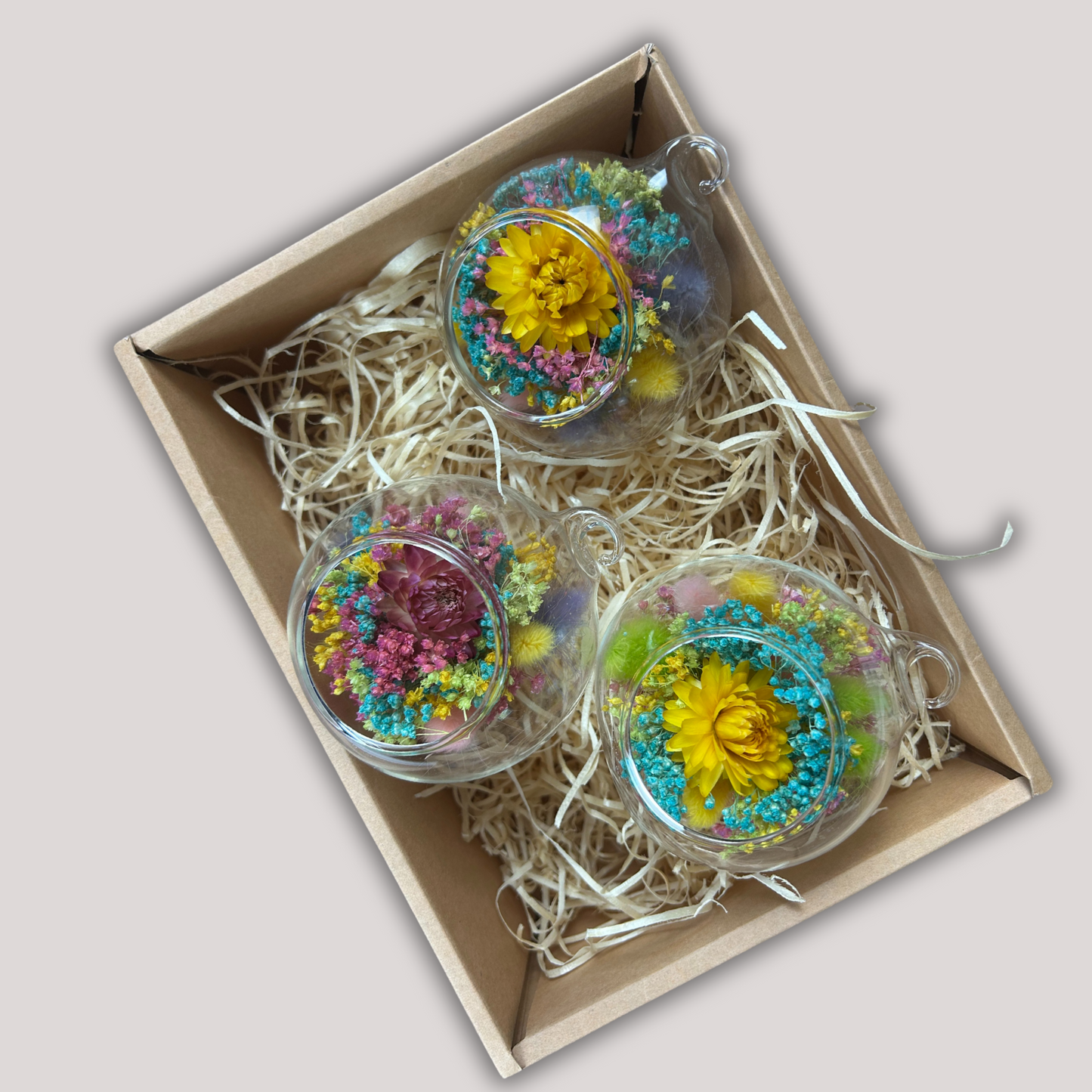 Strawflower Sunshine Baubles